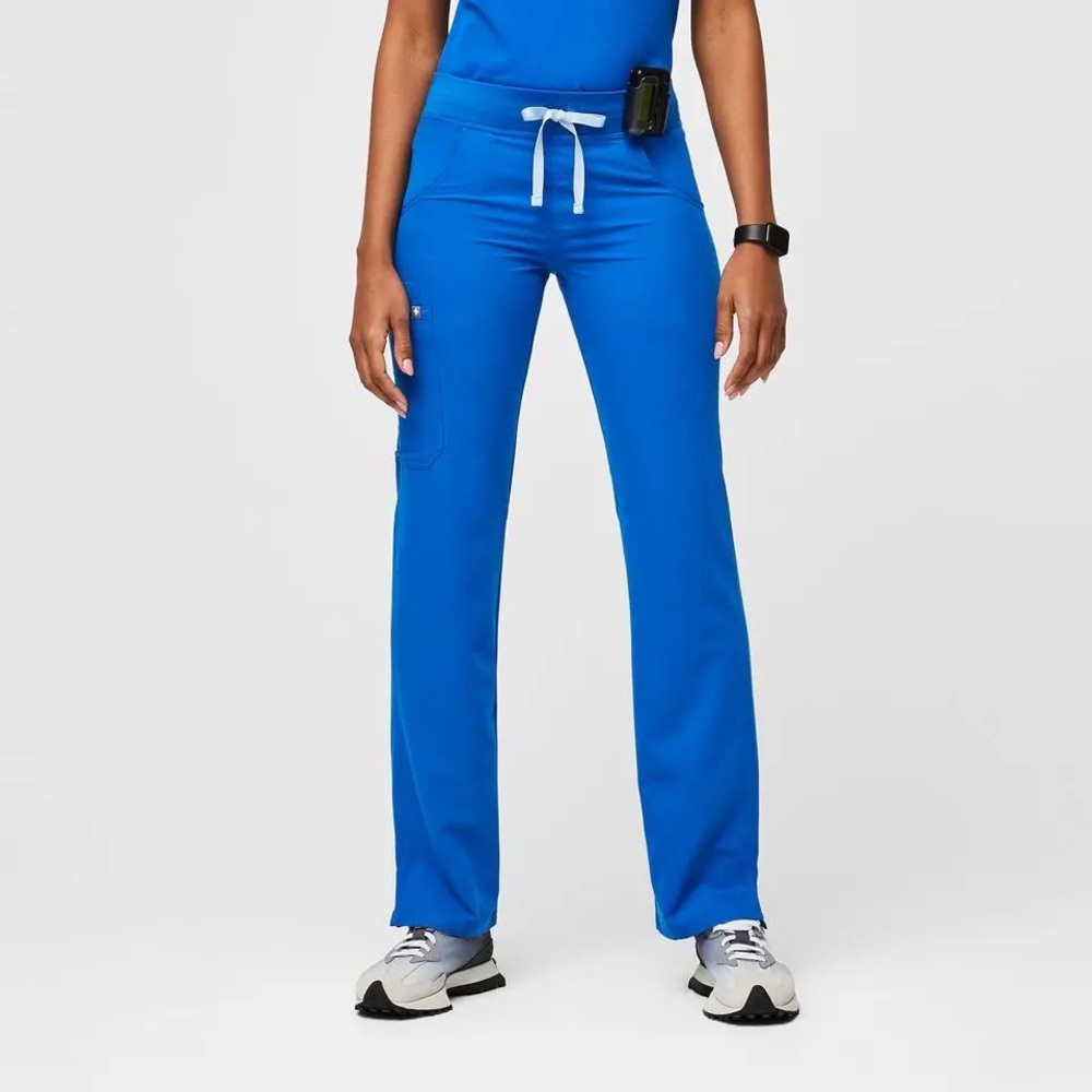 Figs Royal Blue Kade Cargo Scrub Pants